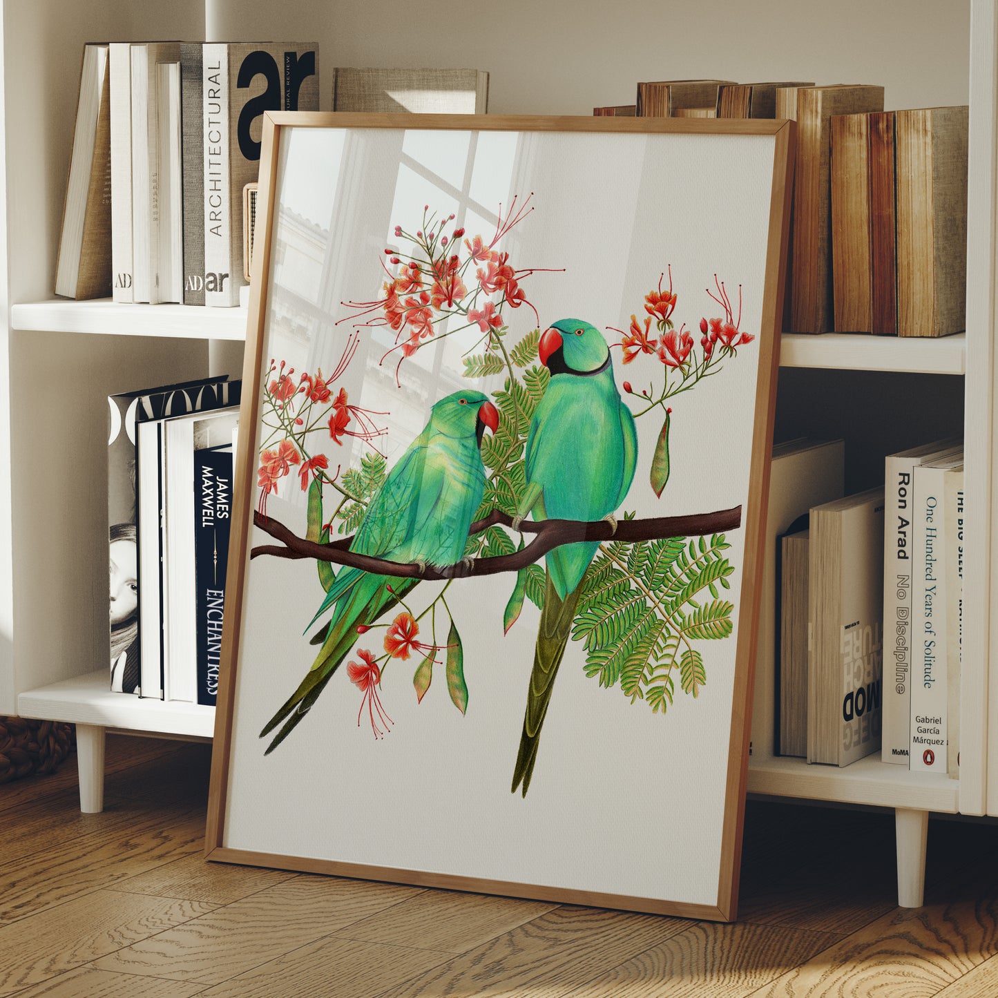 Rose-ringed Parakeets
