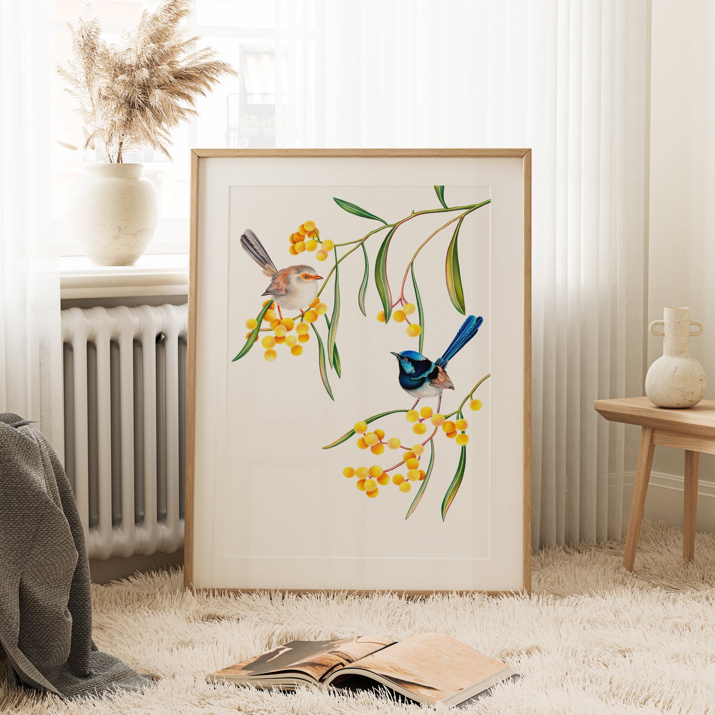 suberb fairywren art print