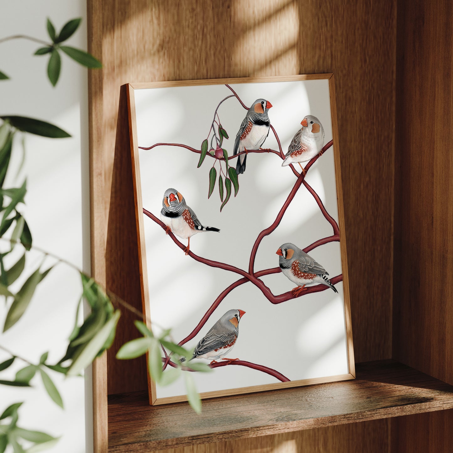 Zebra Finches Print