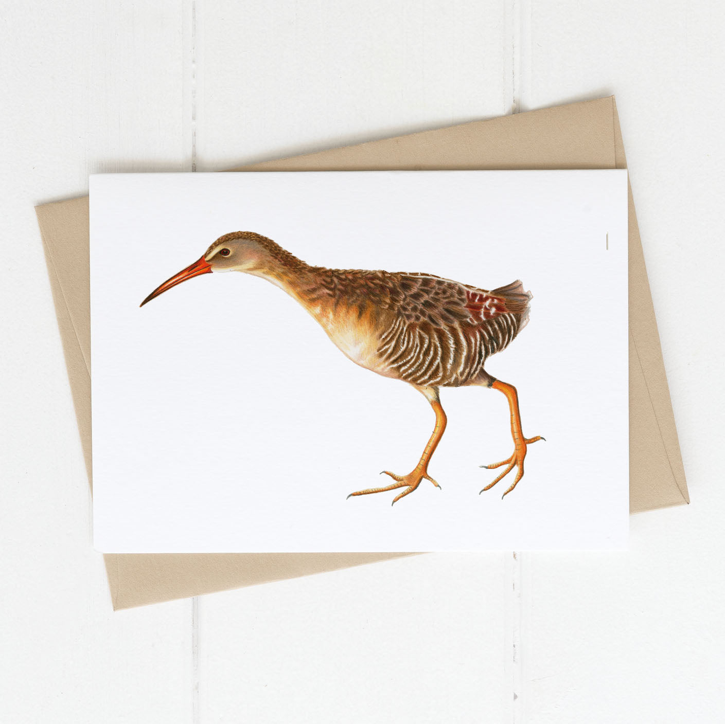 Ridgeway's rail greeting card