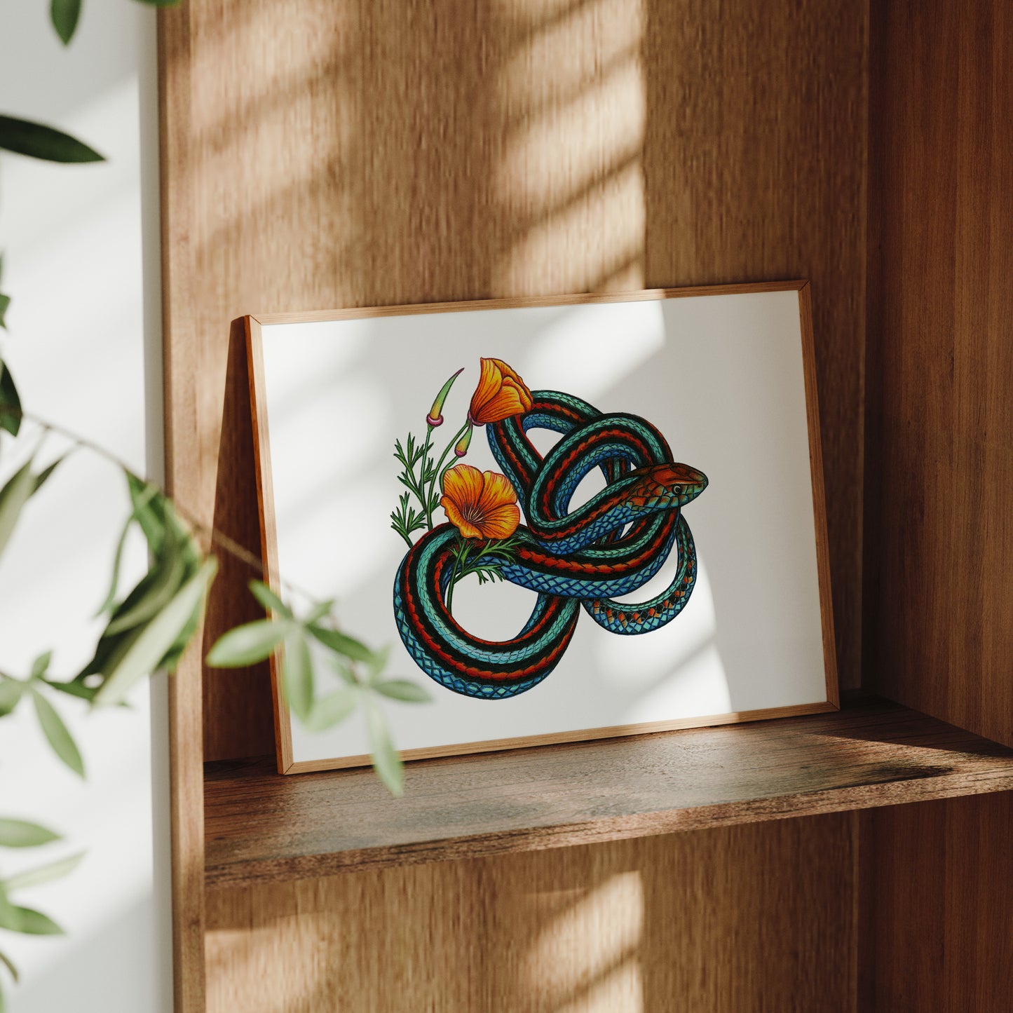 San Francisco Garter Snake Print