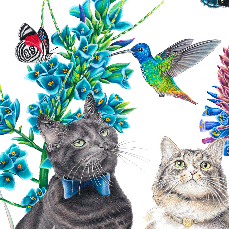Magical Cat World Print