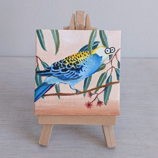 Pale-headed Rosella Mini Painting