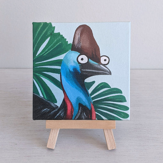 Cassowary Mini Canvas Print