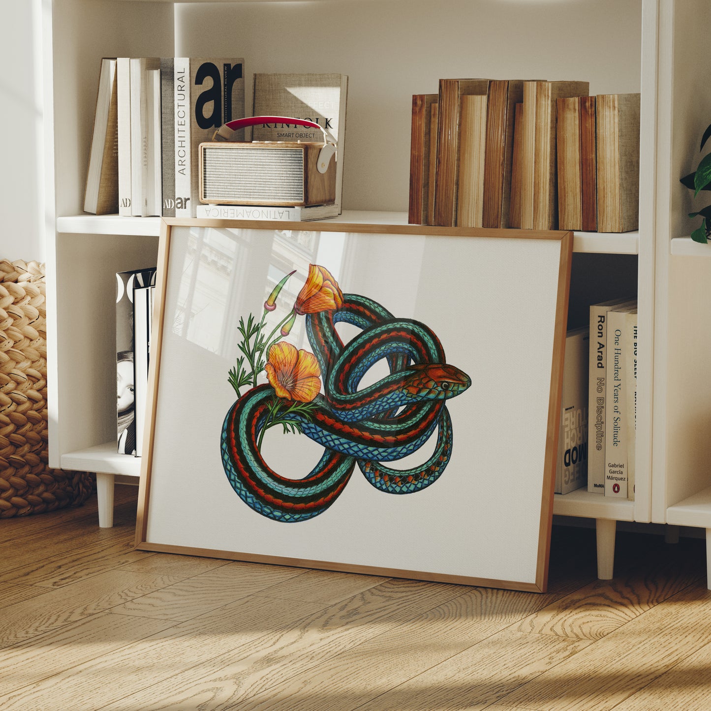 San Francisco Garter Snake Print