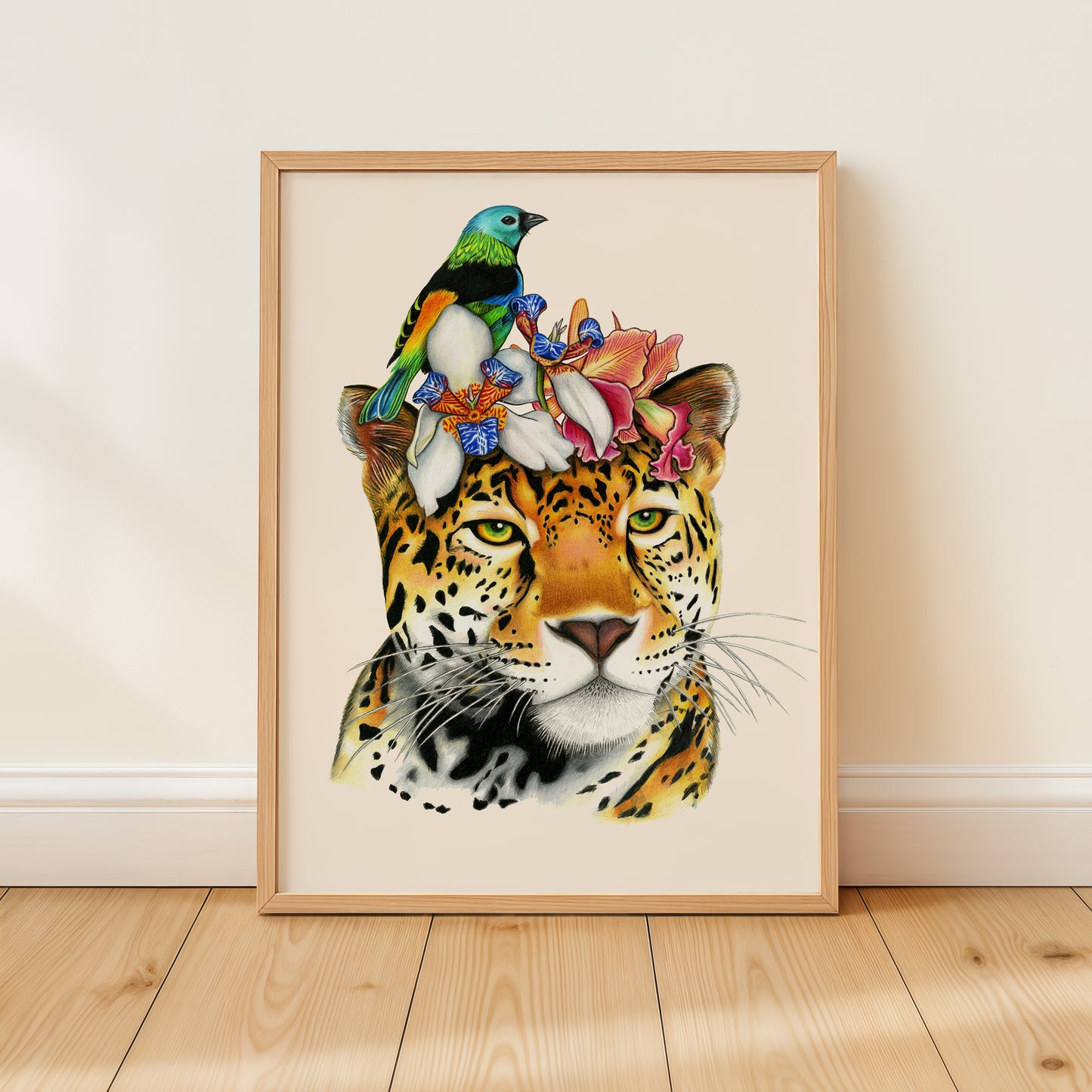 Frida Kahlo Jaguar Print