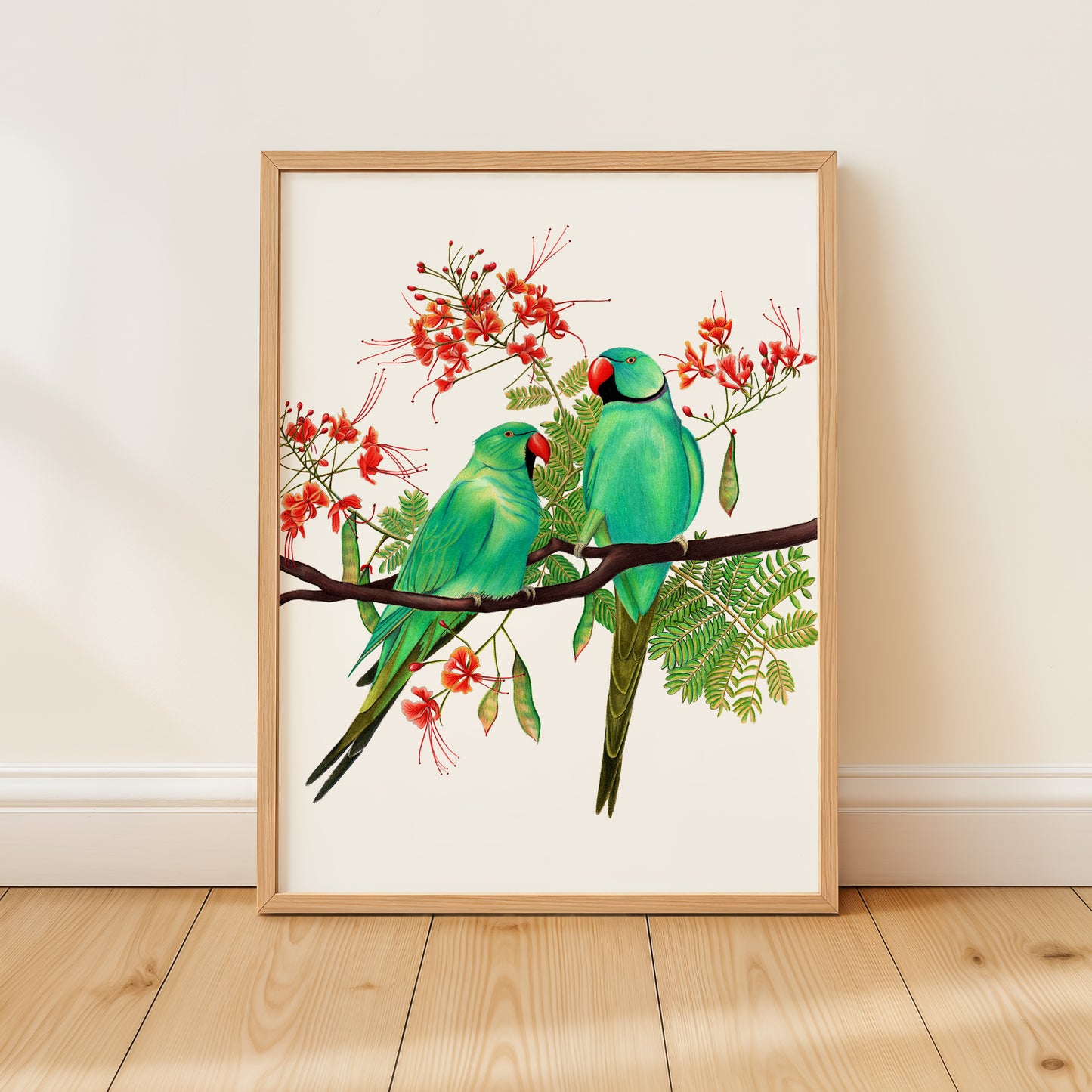 Rose-ringed Parakeets